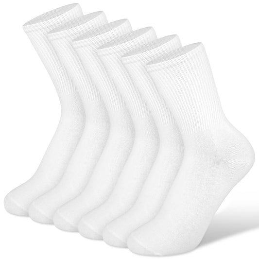 Women Crew Socks 3 Pack Premium Soft Calf Socks LightWeight Thin Cotton Long Socks for Women Men Size 6-10