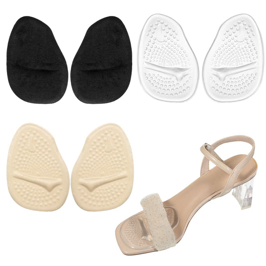 6Pcs Metatarsal Pads, Ball of Foot Cushion High Heel Inserts for Women