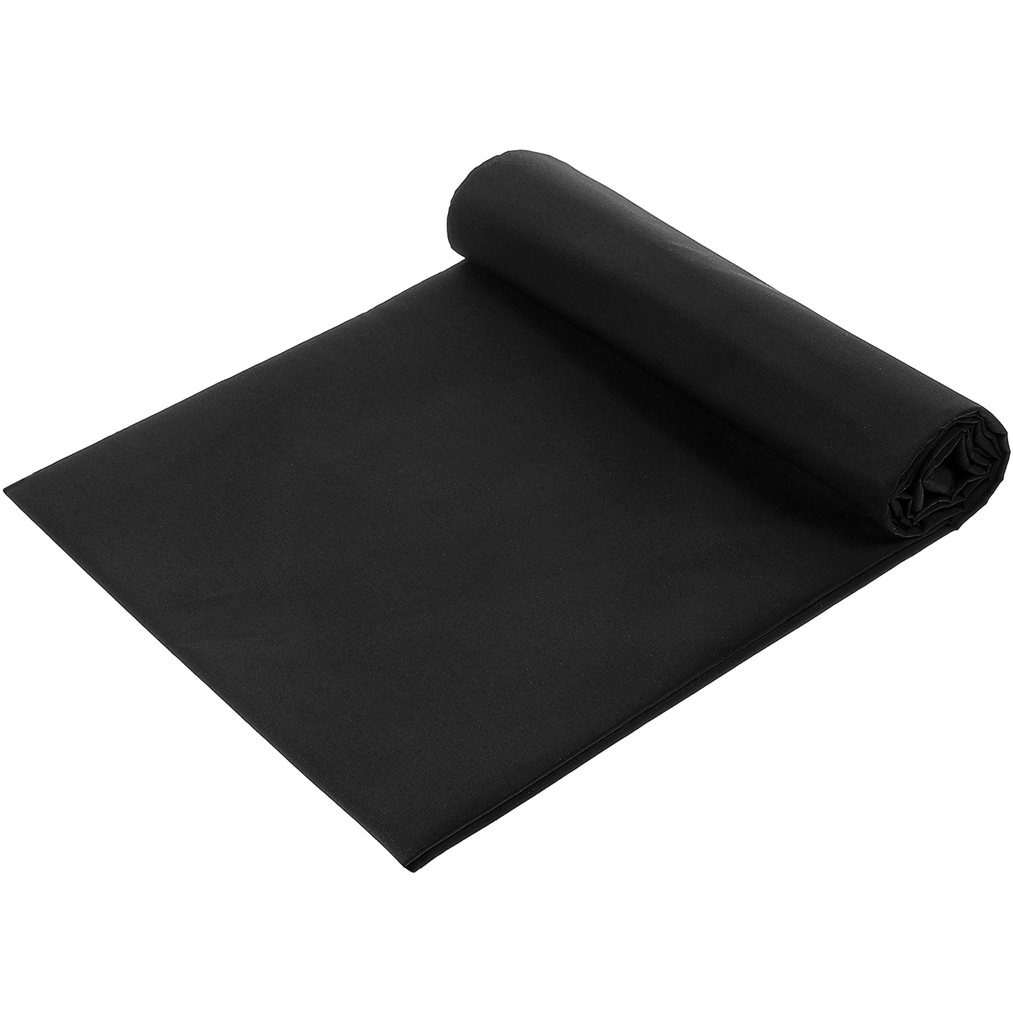 1 Yard Black Cotton Fabric 59 inch Wide Quilting Fabric Material 100% Cotton Muslin Fabric Medium Weight 5.8 oz, Black Fabric by The Yard Soft Embroidery Cloth Fabric for Sewing Material Apparel Cloth