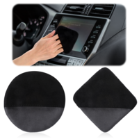 Josojoou 2 Pack Car Screen Cleaner, Microfiber Cleaning Cloths for Cars, Foldable Touch Screen Cleaning Cloth for Vehicle Dashboard LCD Display, Interior Car Accessories(Square & Round)