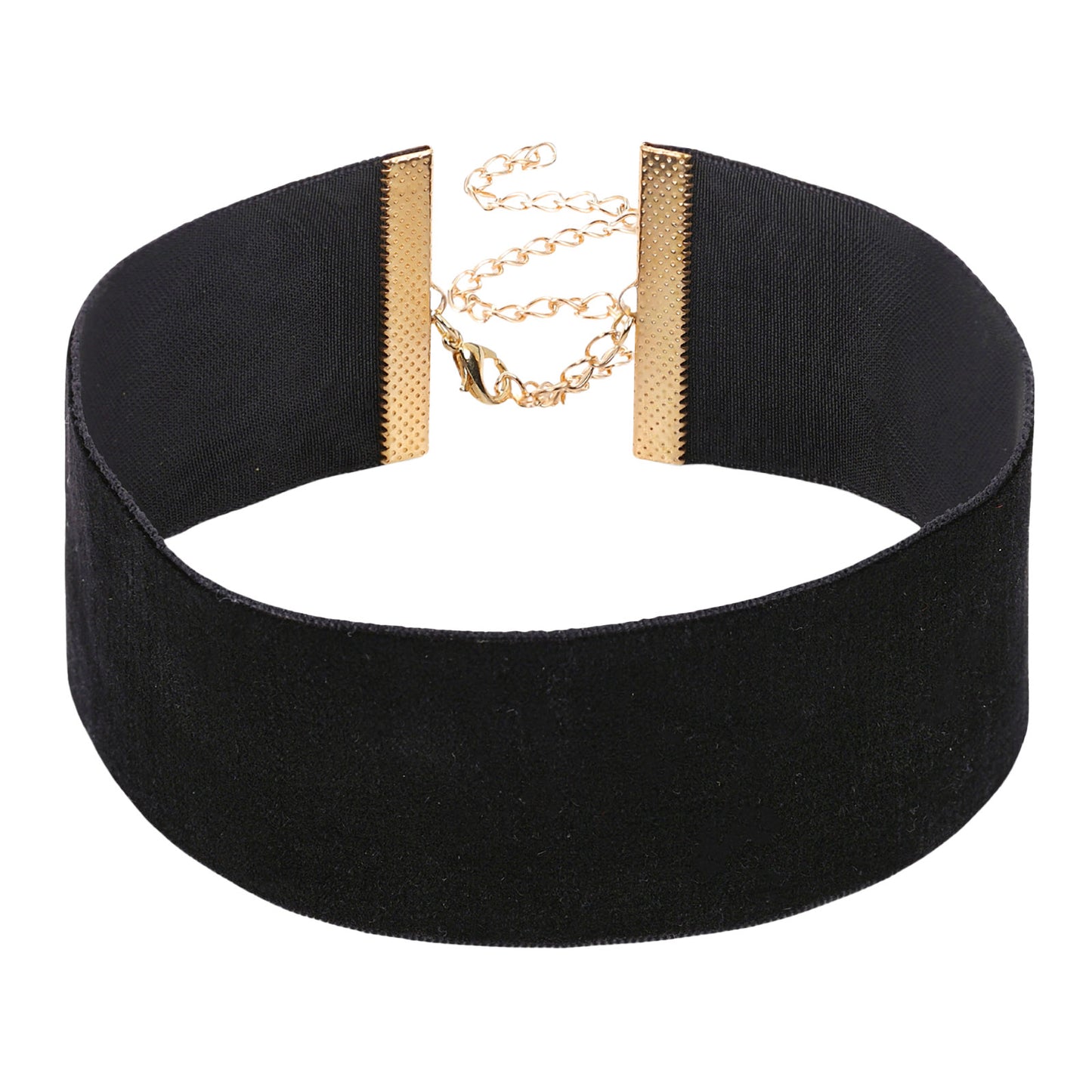 Black Choker Necklace for Women Gothic Velvet Choker Collar Necklace Emo Accessories for Holiday Party Cosplay Birthday Party