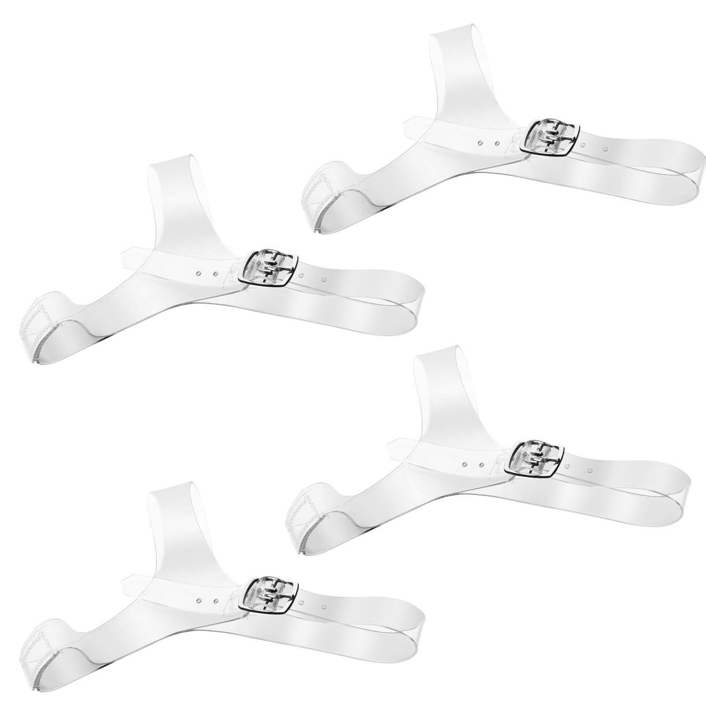 HekouJiub Detachable Shoe Straps for Heels Clear Shoe
