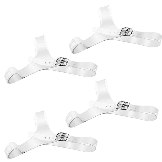 HekouJiub Detachable Shoe Straps for Heels Clear Shoe