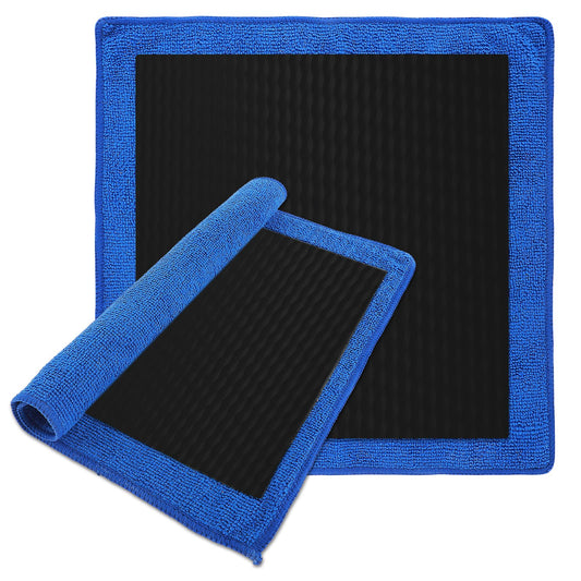 Lusofie 2 Pack Car Towels Drying Cleaning Decontamination Car Detailing Products Clay Home Cleaning Car Wash Microfiber Towels Lightweight and convenient for covering large areas