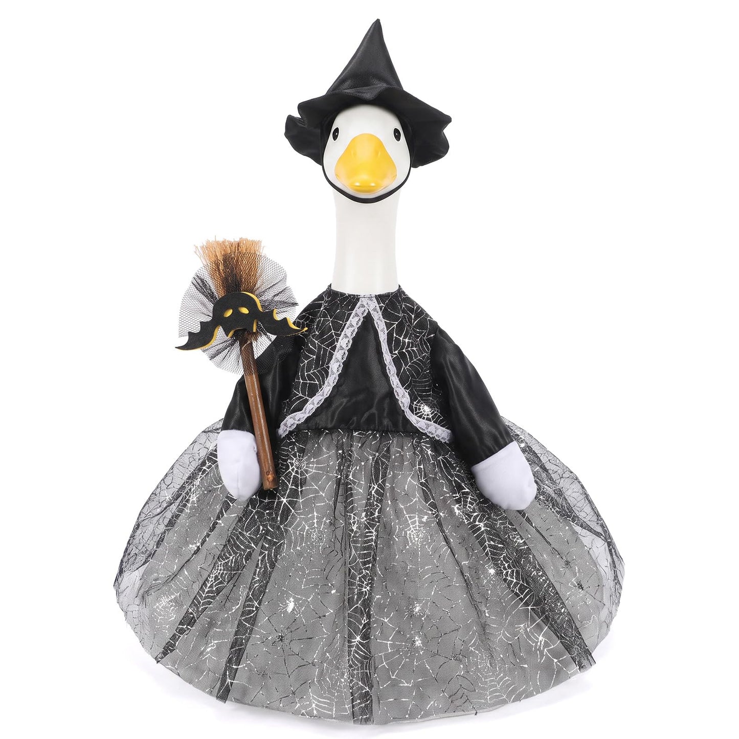 Fiyooau Porch Goose Halloween Outfit 23 Inch Yard Lawn Porch Goose Outfits
