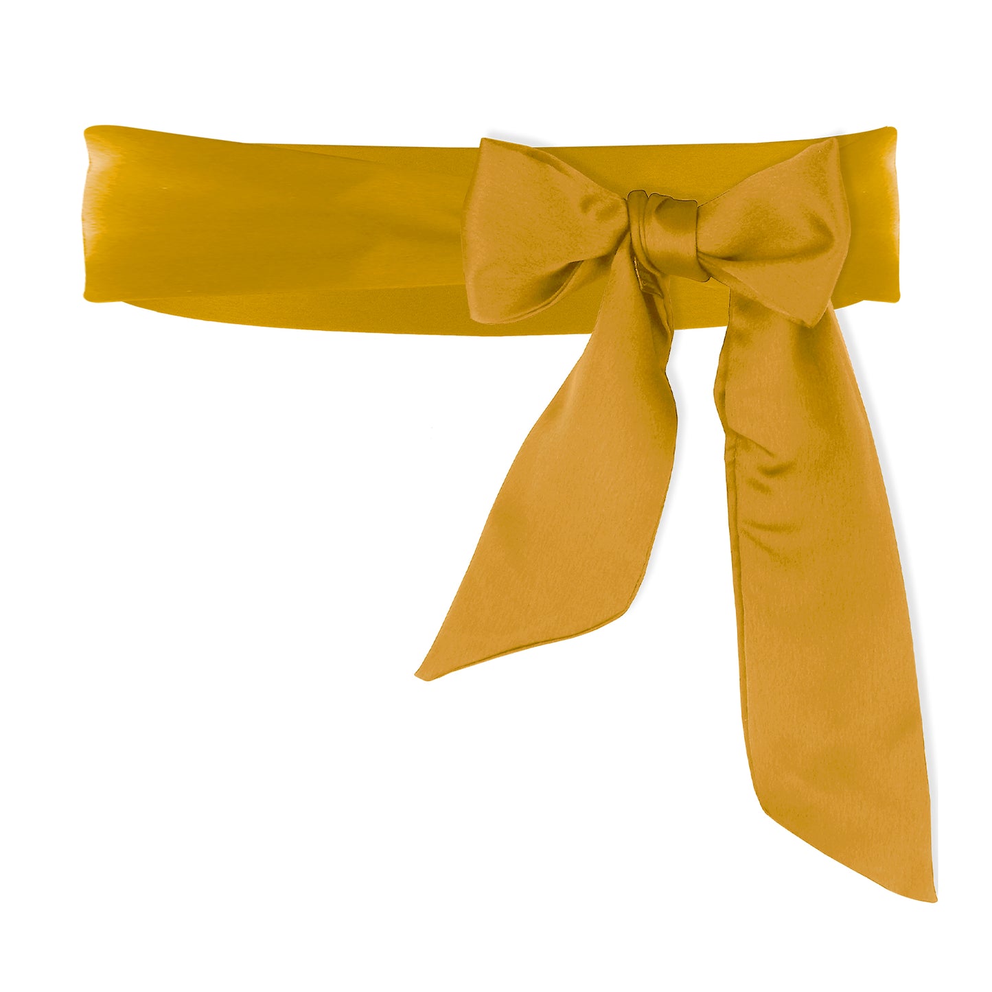 Lusofie Sash Belt for Bridal Double Side Satin Belt Smooth Dress Belt for Women Wedding Bridesmaid Bridal Belt(Gold)