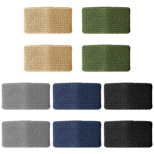 Tucnoeu 10Pcs Elastic Belt Loop,Nylon Belt Keepers,Black Backpack Strap Keeper for Securing Belts,Backpacks,Slings (Black + Army Green + Khaki + Gray + Navy)