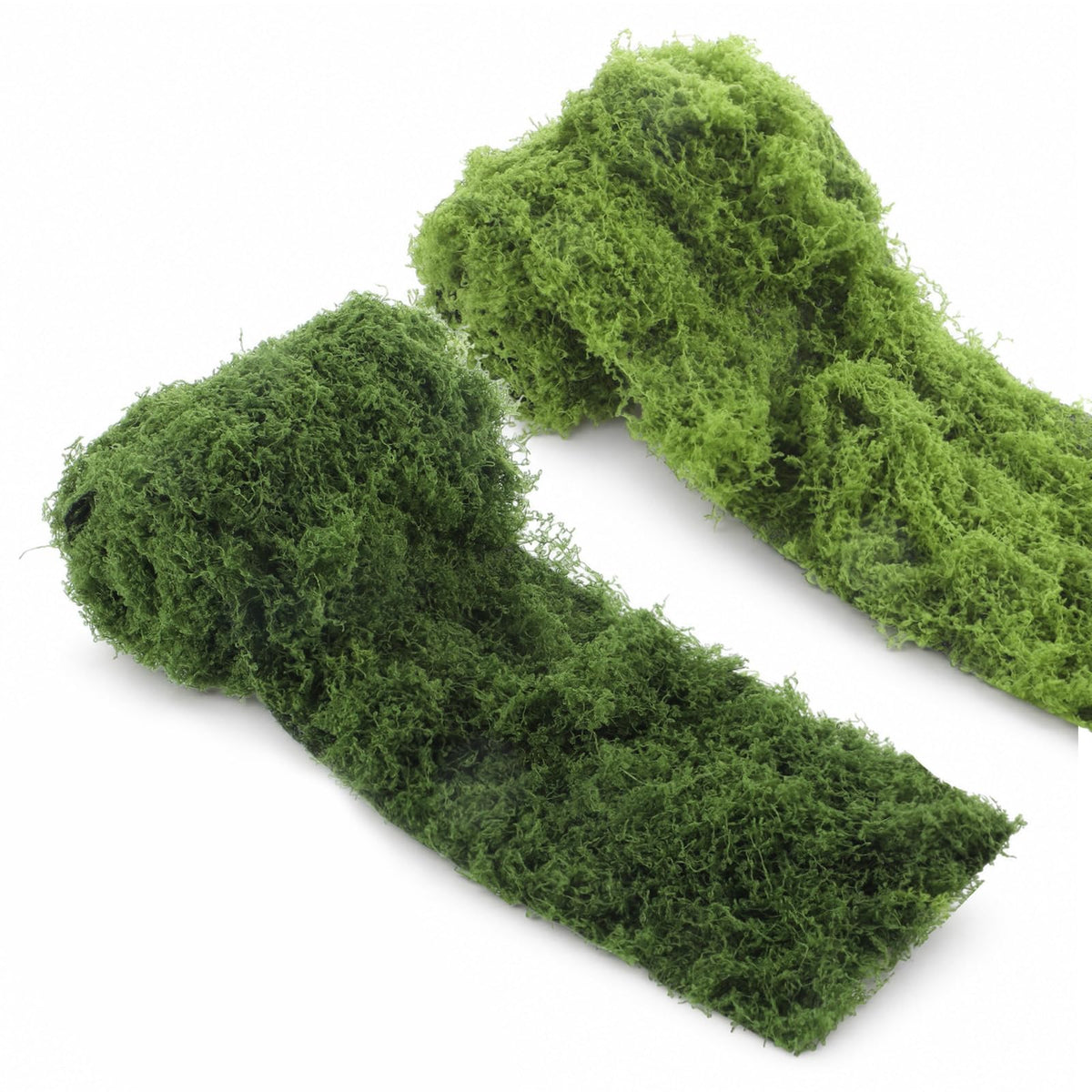 2Pcs Fake Moss Table Runner 4’’ x 47’’- Artificial Moss Roll for Decoration
