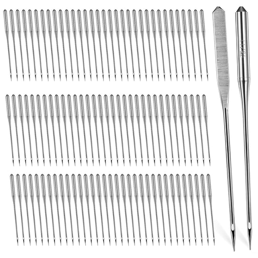 100 pcs Embroidery Sewing Machine Needles Size 75/11 130/705H HAx1 Sewing Needles for Brother Sewing Machine Universal Size Compatible with Kind of Home Sewing Machine