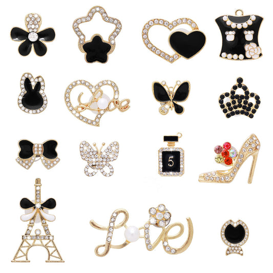 Lusofie Trendy Designer Shoe charms for Women and Girls Cool Diamond Pins for Adults Crystal Diamond Charms for Teen Girls Women Party of Birthday Gifts