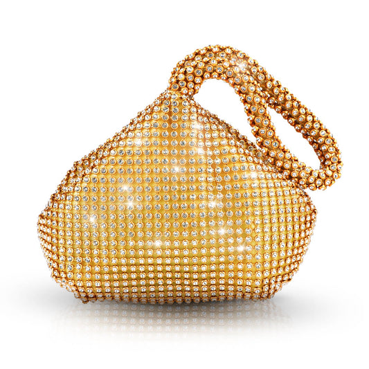 Rhinestone Evening Bag for Women Glitter Sparkly Clutch Purses Bling Wedding Handbags for Prom Party Wedding Engagement