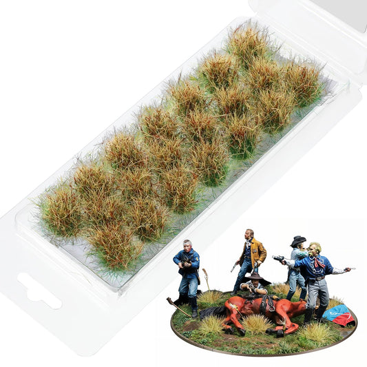 HaiFafafaing 20PCS Miniature Green Bushy Tufts Lowland Shrubs Static Grass Bushy Tuf Tmodel Kit for DIY Craft,Train Landscape Railroad Scenery