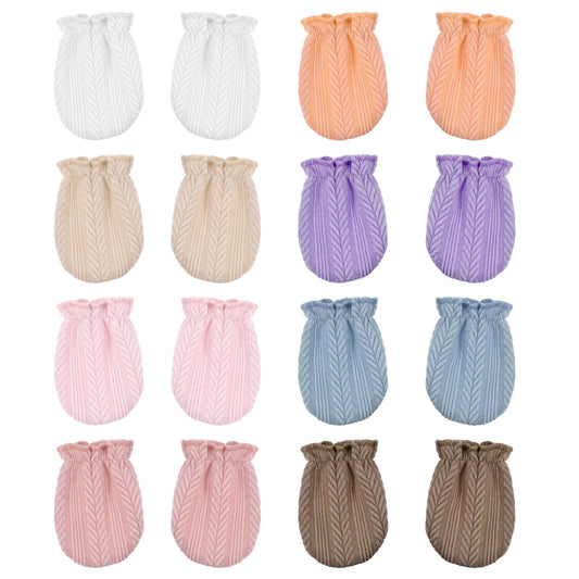 8 Pairs Baby Gloves, Baby Scratch Resistant Gloves, Anti-Grave Gloves, Super Soft Baby Gloves for Boys and Girls