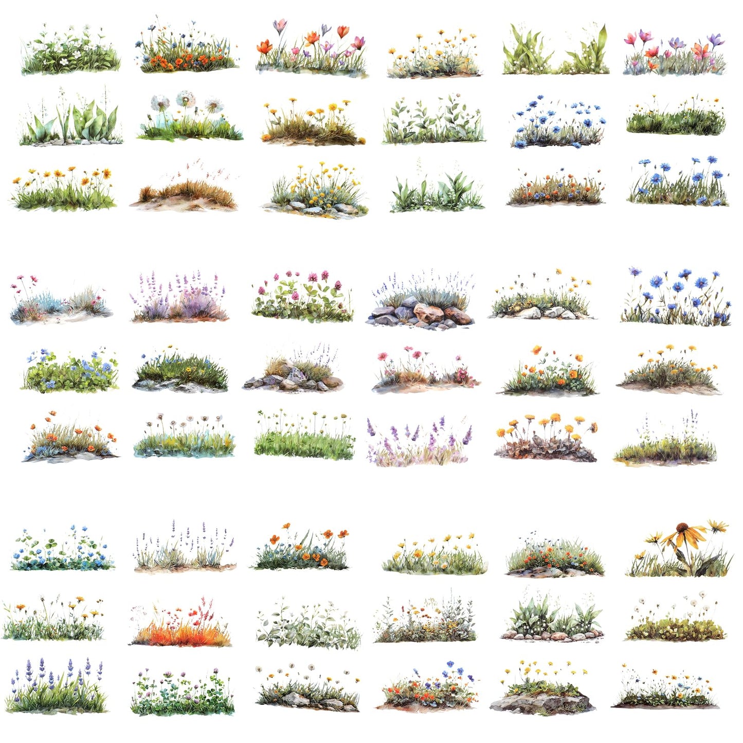 Scrapbook Flower Stickers,120 PCS Journal Self-Adhesive Scrapbooking Stickers Supplies for Floral Card Making Junk Journal Sticker Home Deco DIY Crafts