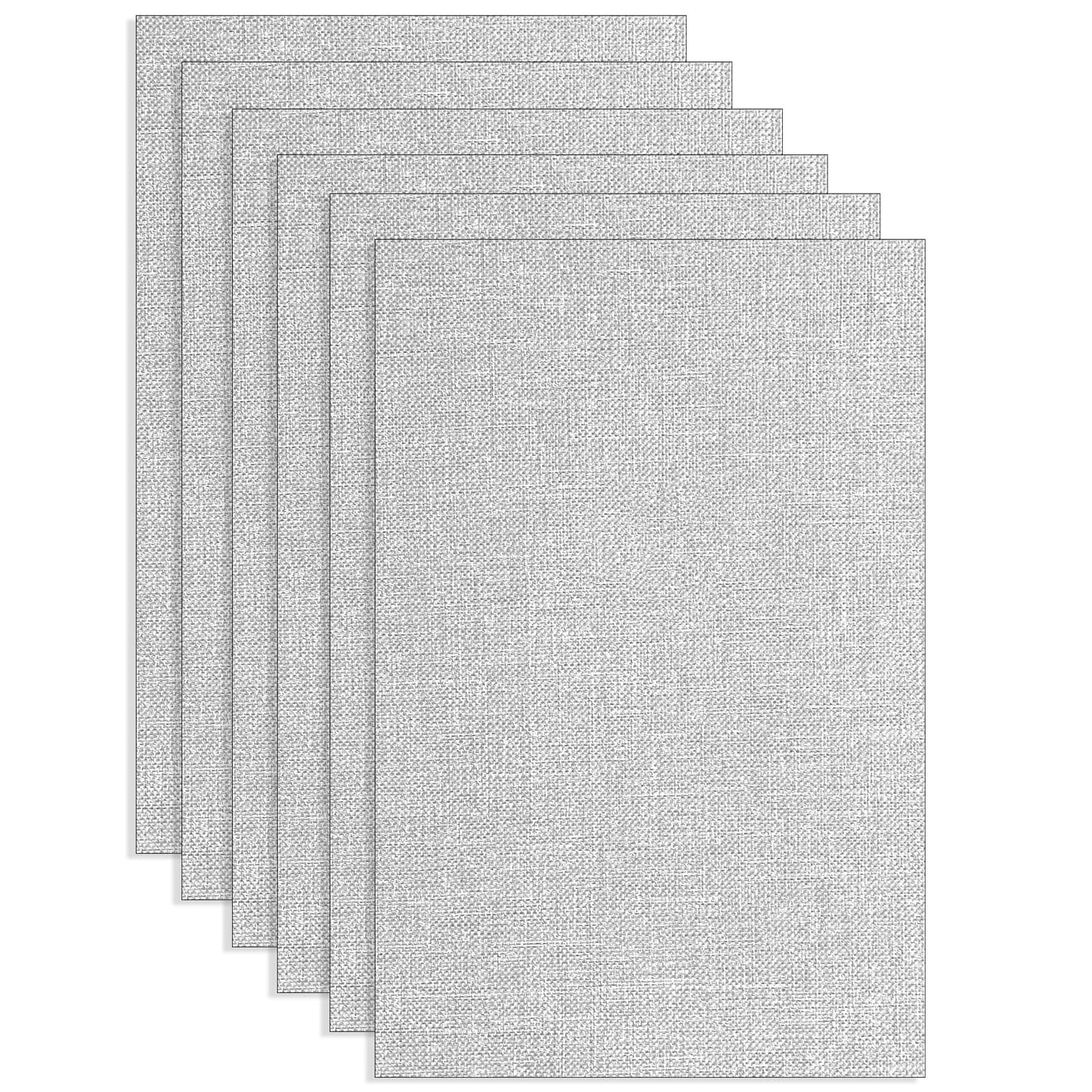 Yolev Fabric Repair Tape Self-Adhesive Canvas Fabric Patches Adhesive Fabric Patch for Sofas, Tents, Tote Bags, Clothing, Car Seats, Furniture (grey)