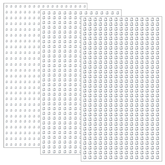 Telooco Fake Nose Stud Fake Lip Piercing Fake Nose Ring Non Piercing Stick On Eyebrow Bling Face Gems Ear Lip Nose Body Non Piercing Jewelry 2/2.5/3MM