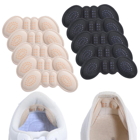 10Pairs Heel Pads for Shoes Women Shoe Heel Pad Heel Inserts Heel Grips Protectors for Blisters Pain Heel Cushions Liner Shoe Heel Inserts Shoe Filler for Too Big Shoes Women Men Prevent Slip Insole
