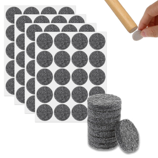 80PCS Furniture Pads Floor Protectors, Self Adhesive Felt Chair Leg Protectors Thick Felt Furniture Feet Pads for Sofa Chair Table Wardrobe Feet and Floor (Grey)