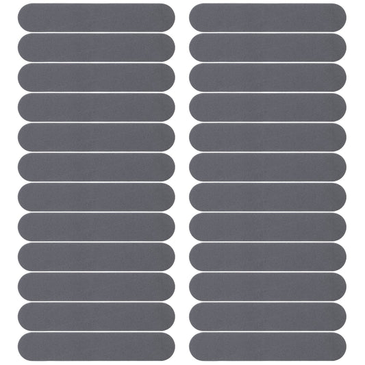 Lusofie 24 PCS Hat Sizing Tape，Hat Size Reducer Foam Reducing Tape Self Adhesive Hat Reducing Tape for Hats Caps Grey