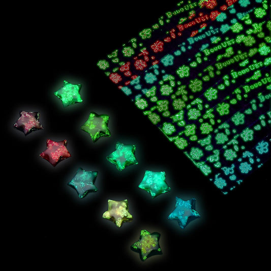 840 Sheets Star Paper Strips, Luminous Star Origami Paper Star Colorful Lucky Star Decoration Paper DIY Arts Projects Crafting Supplies (Starry Sky)