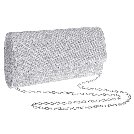 Women's Evening Bag Clutch Purses Sparkling Party Handbag Glitter Wedding Bag with Chain for Ladies for Prom Cocktail Party Wedding Engagement