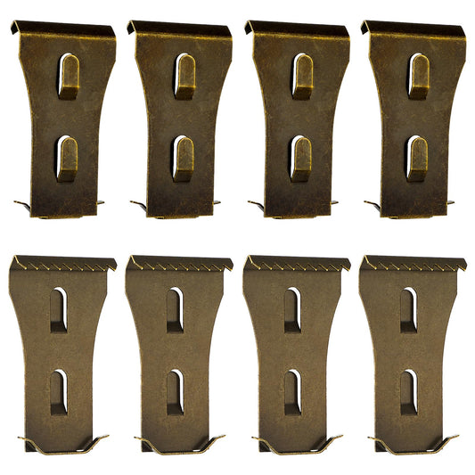 8 Pcs Brick Clips for Hanging Outdoor Brick Hooks Mounting to Brick without Drilling Picture Hangers without Nails Heavy Duty Brick Wall Hanging Clips or Brick Hangers for 2.25 to 2.37 Inch Bricks