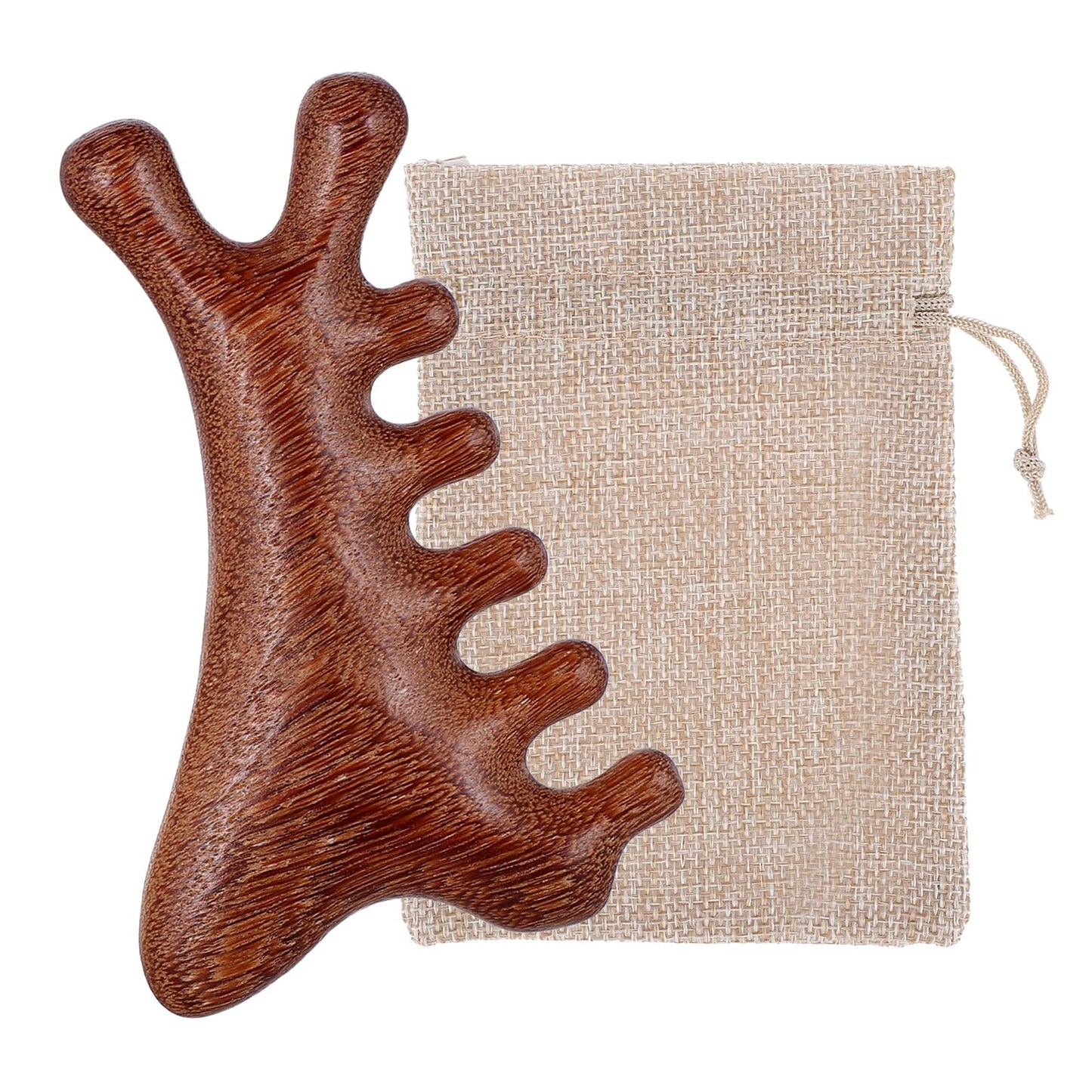 Wood Hair Massager Scalp for Hair Growth, Head Massager for Headaches, Sandalwood Scalps Comb, Natural Wooden Hair Scalp Massagers for Women Men