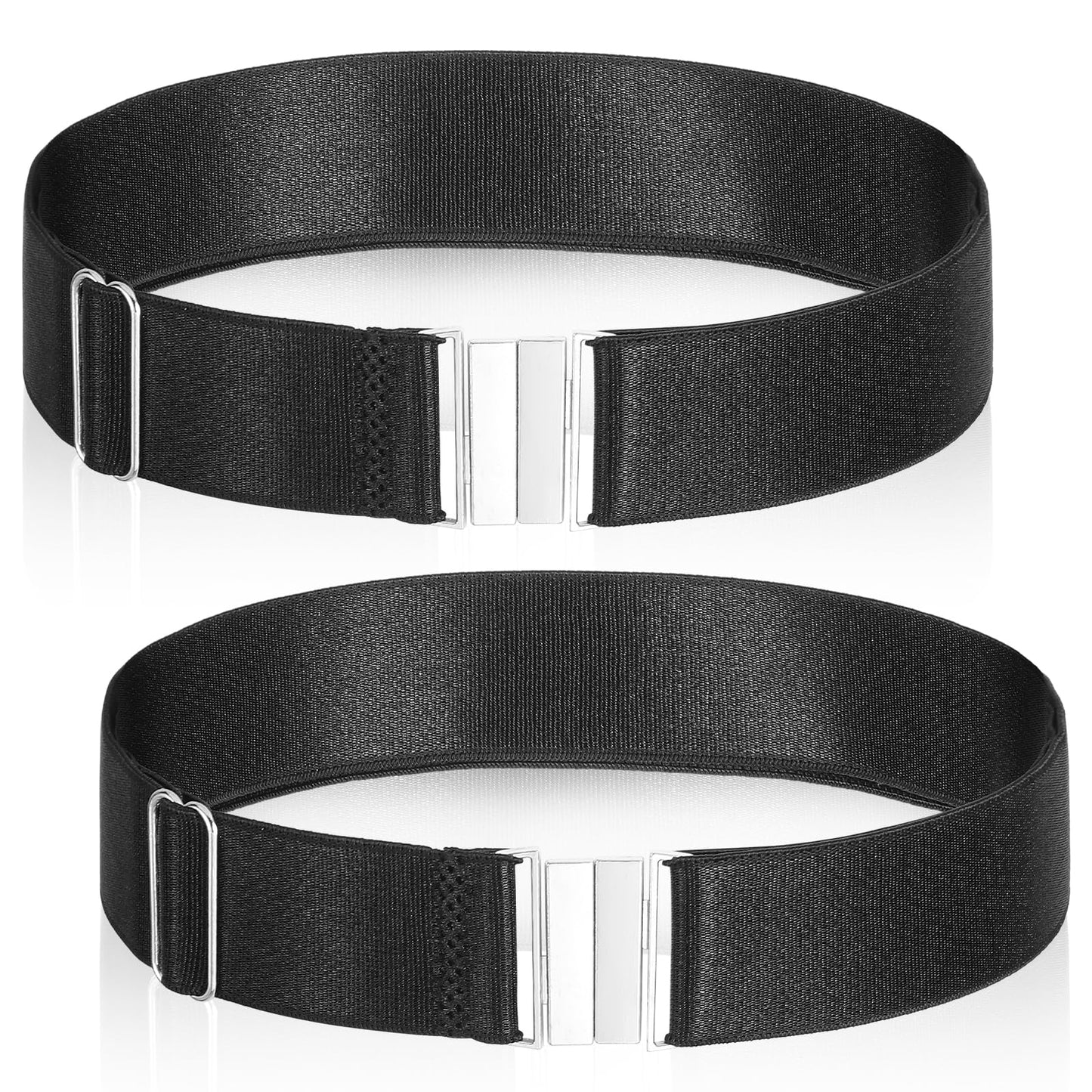 HaiFafafaing Pack of 2 Garters Women's Elastic Garter Adjustable Garter Belt Halloween Accessories Skirt Decoration Leg Garters