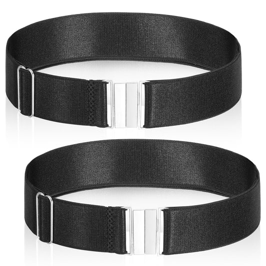 HaiFafafaing Pack of 2 Garters Women's Elastic Garter Adjustable Garter Belt Halloween Accessories Skirt Decoration Leg Garters
