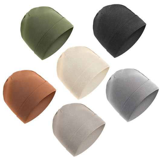 Lusofie 6 Pcs Baby Beanies 0-6 Months Baby Hat Newborn Hat Newborn Beanie Baby Hats 0-6 Months Infant Beanies Toddler Beanie Baby Accessories for Newborns