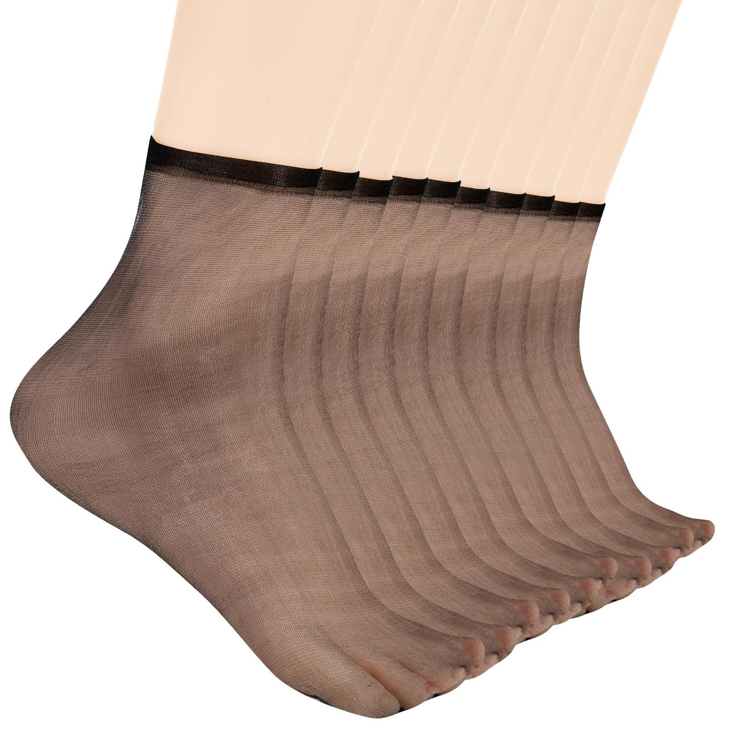 DIVINA VITAE 10 Pairs Sheer Ankle Socks