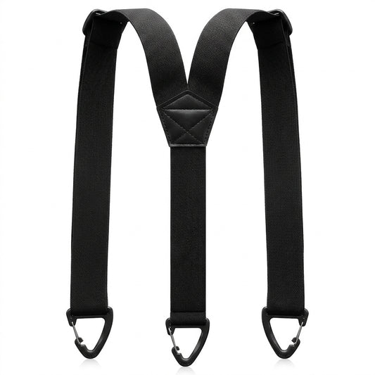Fosaseua Hidden Suspenders for Men Heavy Duty Adjustable Button Suspenders