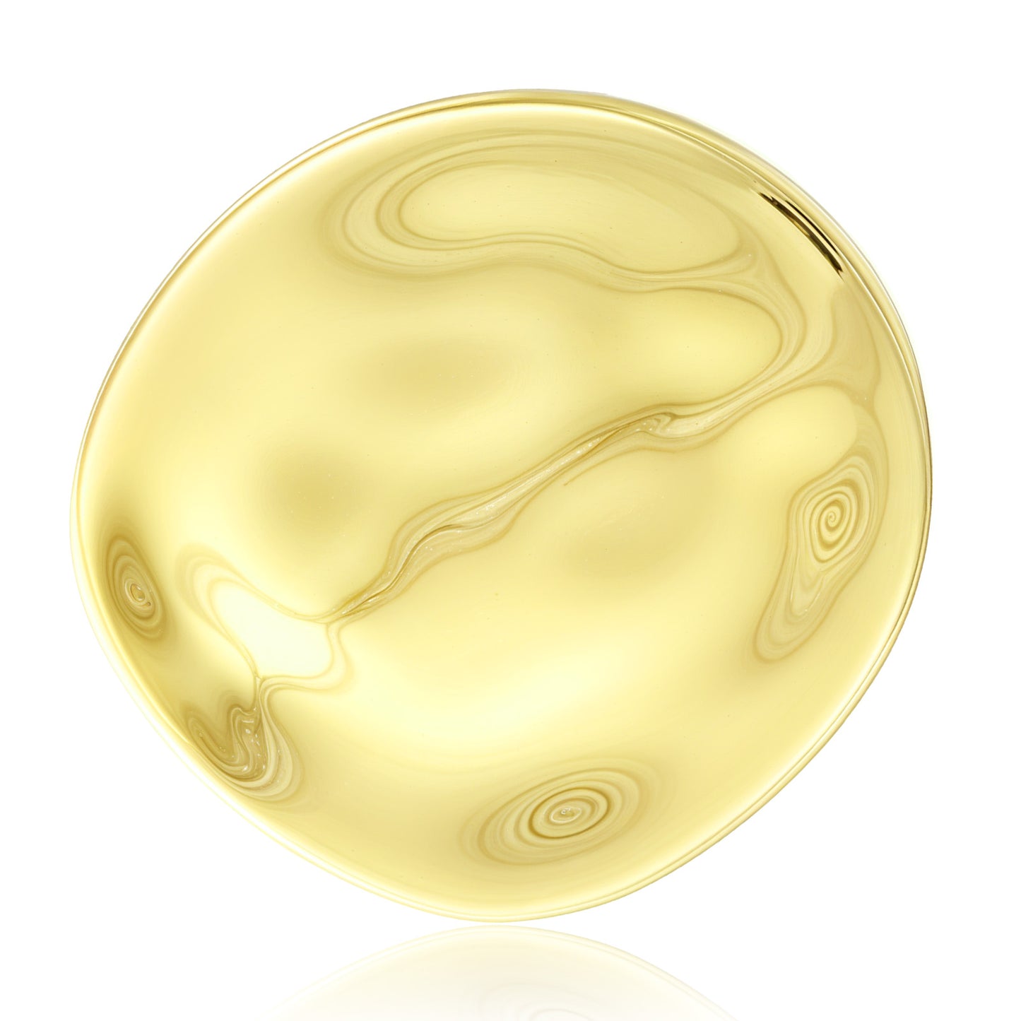 Retro Irregular Round Gold Brooch, Gold Ripple Brooches Para Ropa De Mujer, Irregular Geometric Brooches for Women, for Coats, Dresses, Weddings, Evening Parties, Birthday Parties