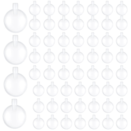 Yolev 60 Pcs Squeakers for Inside Toys, 30mm Dog Squeakers Replacement, EVA Transparent Pet Toy Inserts