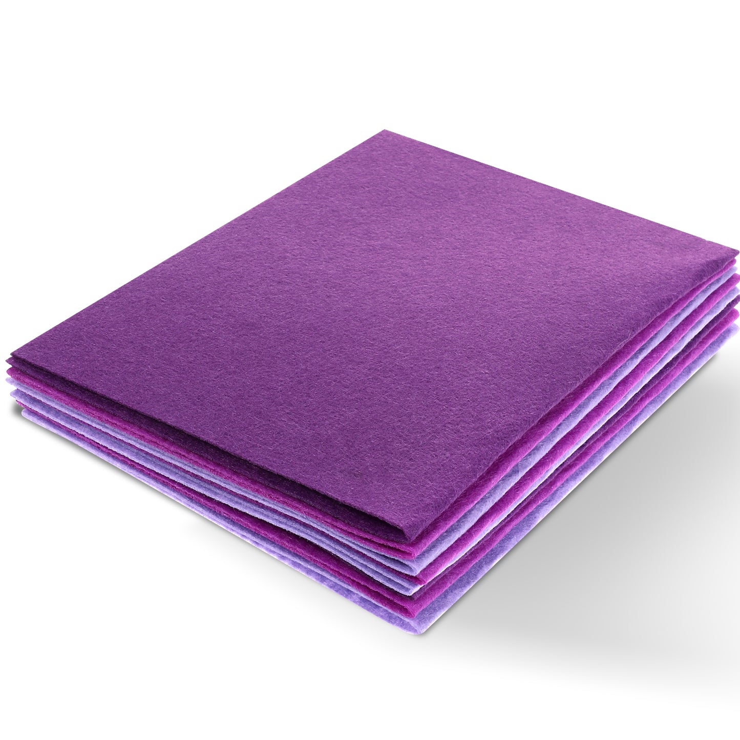 Brown Felt Sheets 9 Pcs Felt Fabric Sheets Brown Felt Soft Felt Sheets Felt Fabric for Crafts DIY Sewing Craft Patchwork Art Projects 3 Colors 11.81 x 7.87 x 0.04 Inch(Brown) (Purple)