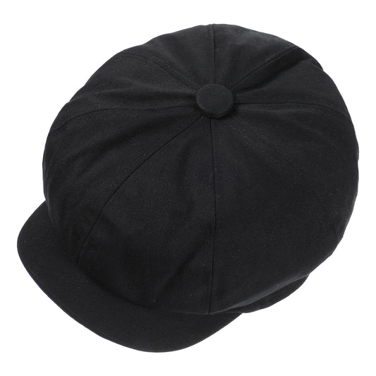 Lusofie Newsboy Men's Hat Flat Cap Cotton Newsboy Cap Adjustable Cabbie for Men Navy