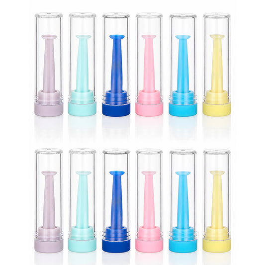 Gemoioio 12pcs Silicone Contact Lens Remover Tool for RGP & Scleral Lenses