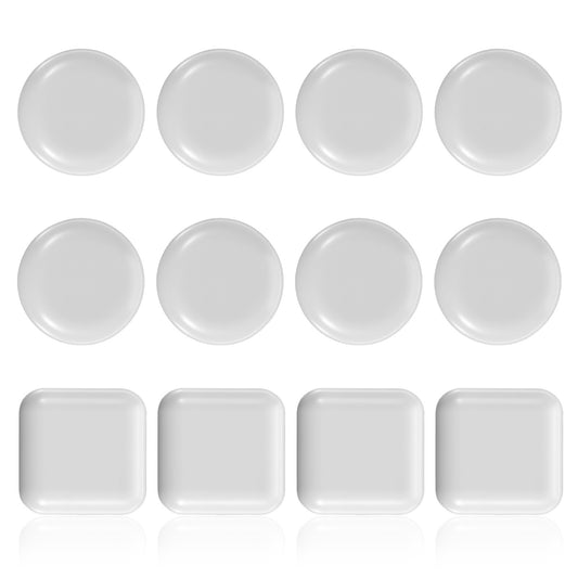 Furniture Sliders, 8 Pcs Sliders for Furniture on Carpet, 1 Inch Reusable Furnitures Moving Slider, Plastic Moving Pads for Hardwood Floors, Carpet & Tile(4 Round and 4 Square)