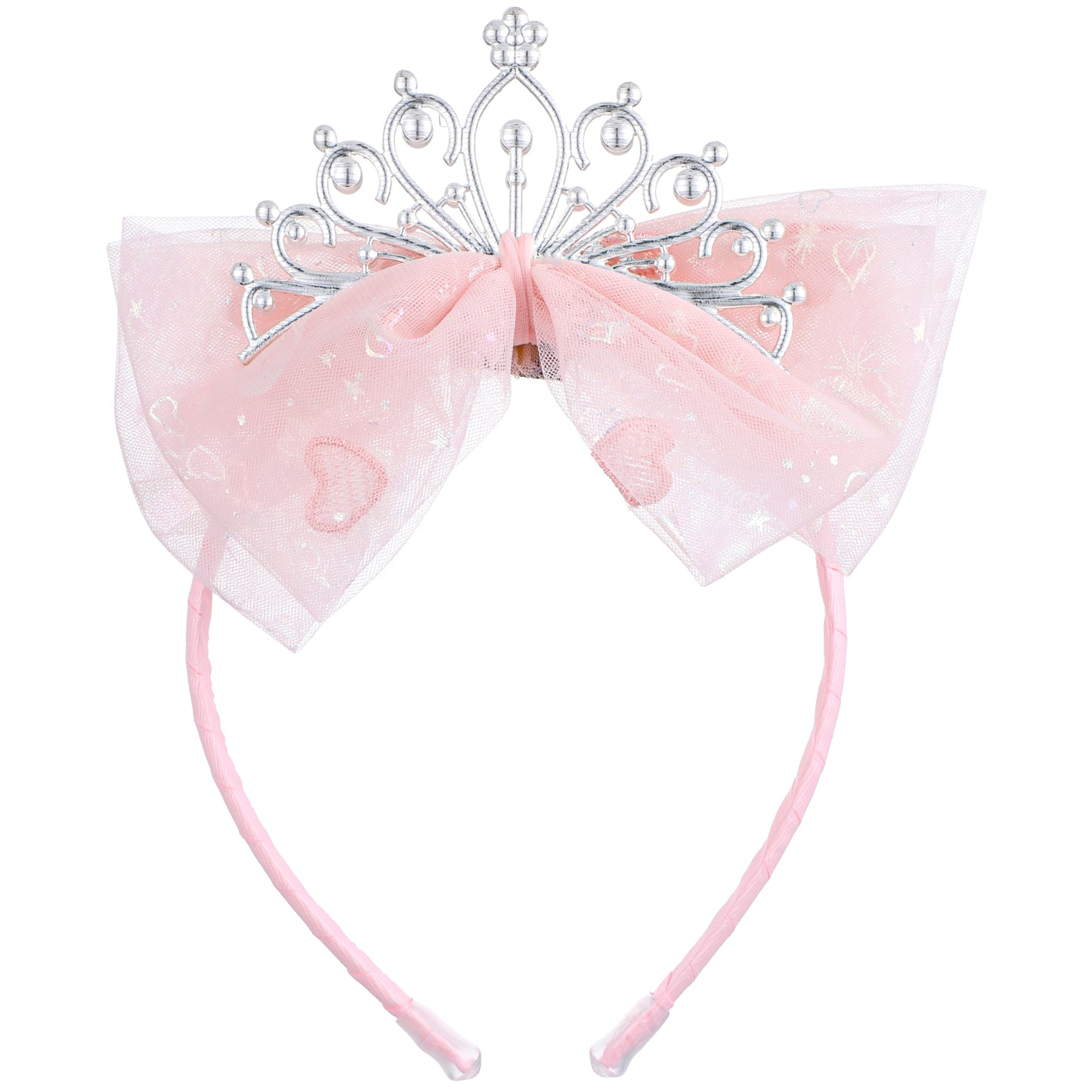 Crown Headband Princess Tiara Crown Headbands for Girls Glitter Toddler Headband for Girl Graduation Birthday Party Hair Accessories