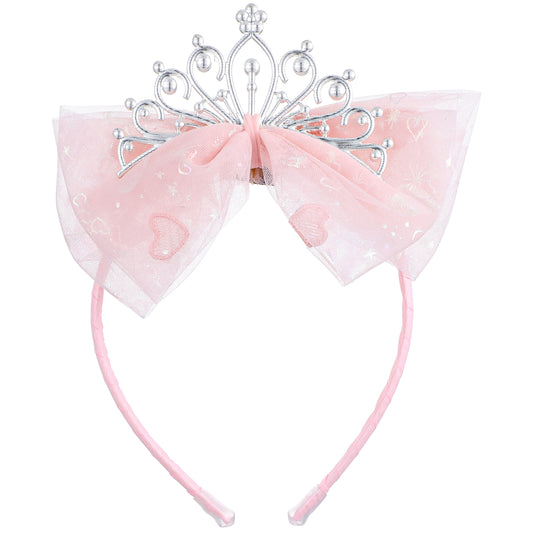 Crown Headband Princess Tiara Crown Headbands for Girls Glitter Toddler Headband for Girl Graduation Birthday Party Hair Accessories