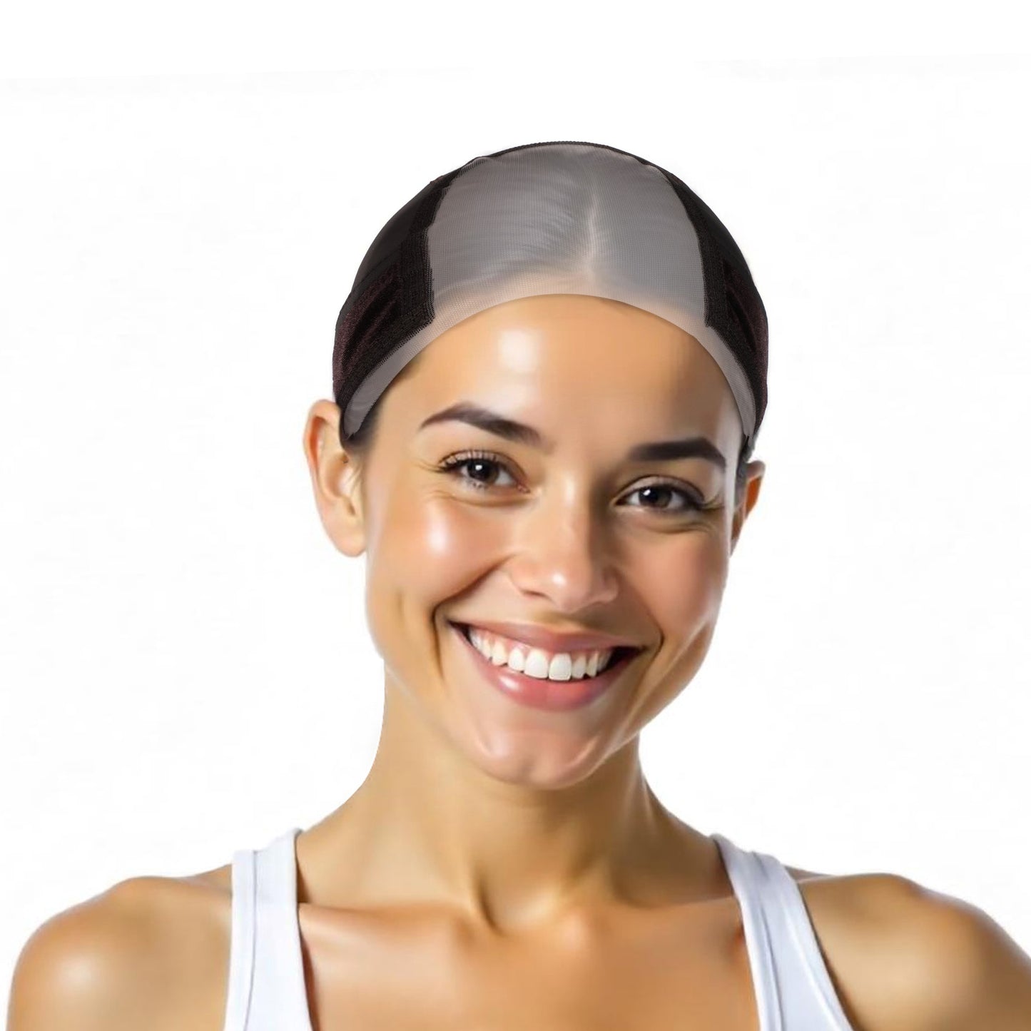 Adjustable Wig Grip Cap - 2 Pack No-Slip Velvet Headband for Women, Secure Lace Front Wig Liner, Comfortable & Reusable, No Glue Needed (Brown)