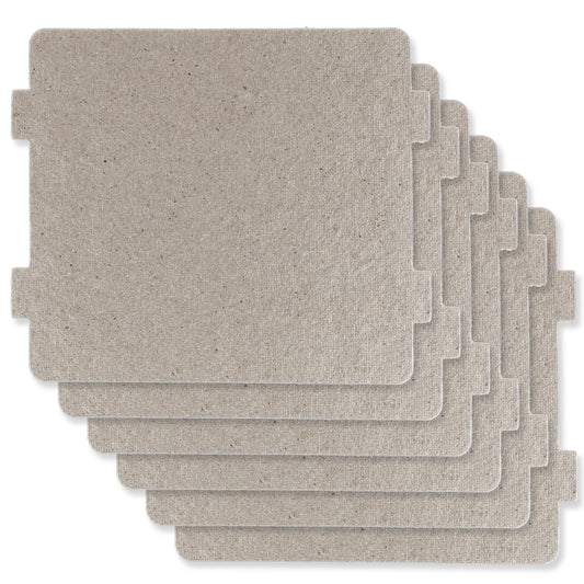 6pcs Microwave Waveguide Cover Mica Slice,Microwave Waveguide Cover,Universal Microwave Trim Kit for Kitchen Microwave Oven(4.67 X 3.9inch)