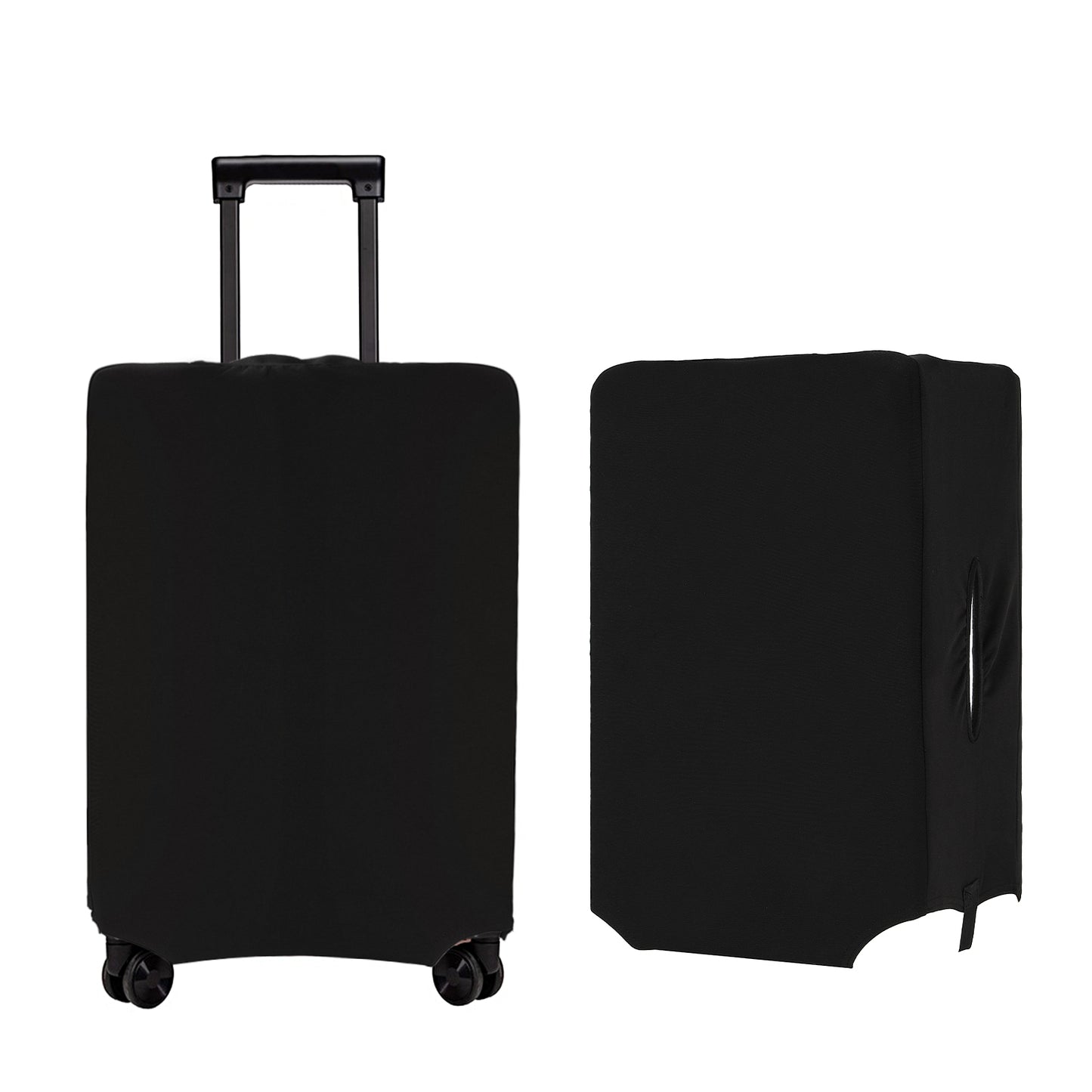 Tucnoeu Luggage Protector Cover Suitable for 19-21 Inch Suitcase,Elastic Luggage Cover, Washable Black Suitcase Covers for Luggage Anti-Scratch Suitcase Protector Not Included Suitcase.