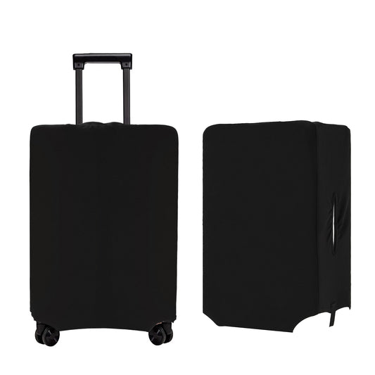 Tucnoeu Luggage Protector Cover Suitable for 19-21 Inch Suitcase,Elastic Luggage Cover, Washable Black Suitcase Covers for Luggage Anti-Scratch Suitcase Protector Not Included Suitcase.