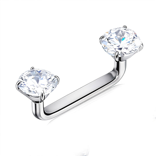 Titanium Surface Tragus Piercing Jewelry Staple Bar Piercing Jewelry