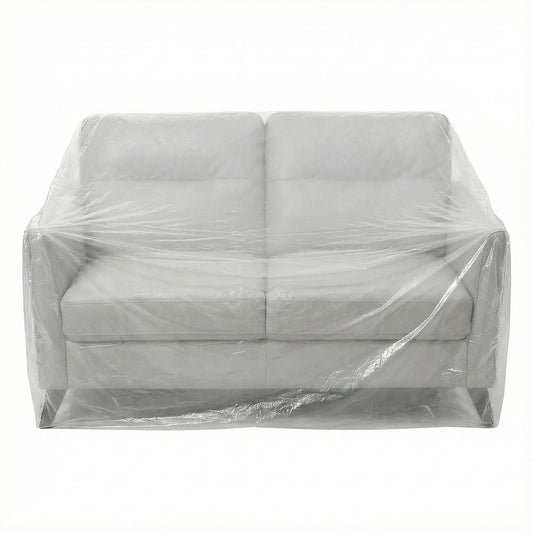Neyauo Plastic Furniture Cover, Large Couch Cover for Moving, Plastic Chair Covers Waterproof Clear Couch Bag for Furniture Armchair Recliner Sofa Chaise(79 x 40 x 27 Inch)