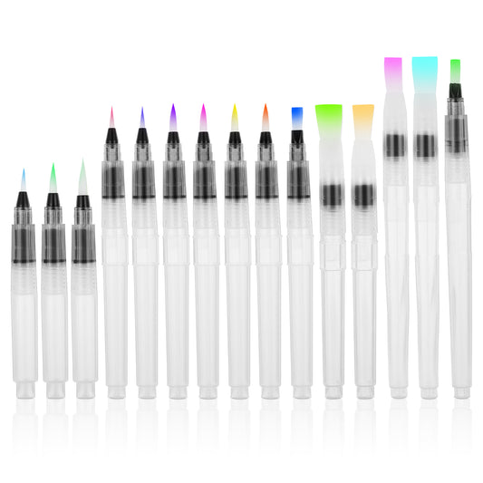 Watercolor Brush Pens Set Water Soluble Colored Pencil