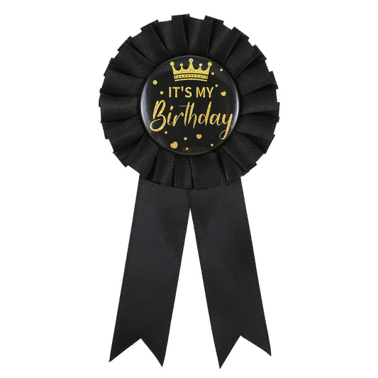 It's My Birthday Ribbon Pin - Birthday Pins for Women - Birthdays Button Badge Brooch Party Decoration