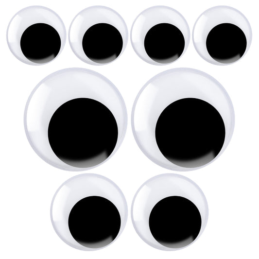 Ziuohaa 8 Pcs Large Googly Eyes Self Adhesive - 5/8/10 cm Giant Googly Eyes
