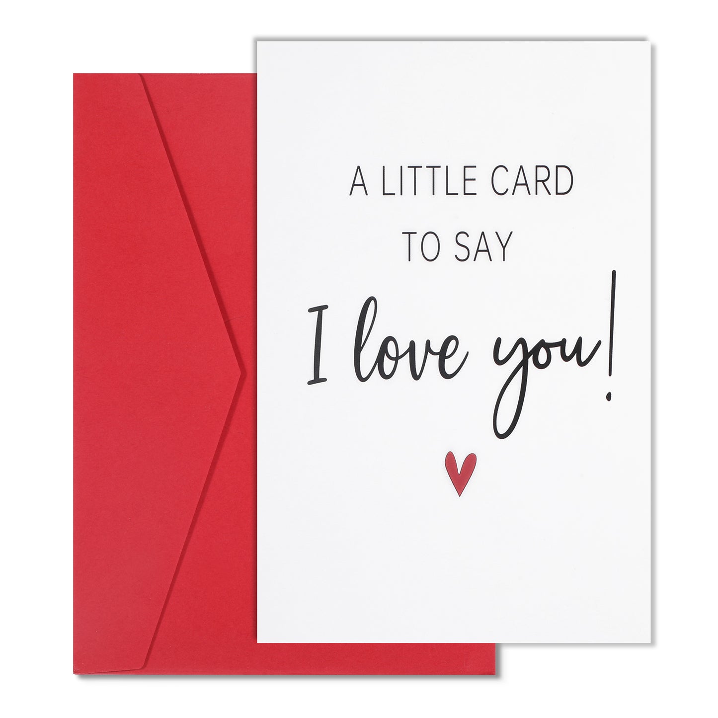 I Love You Card | Anniversary Card, Valentine Cards, Happy Birthday Cards – Romantic Greeting Card with Envelope, Valentines Day Gifts Card for Girlfriend Boyfriend Wife Husband Just Because
